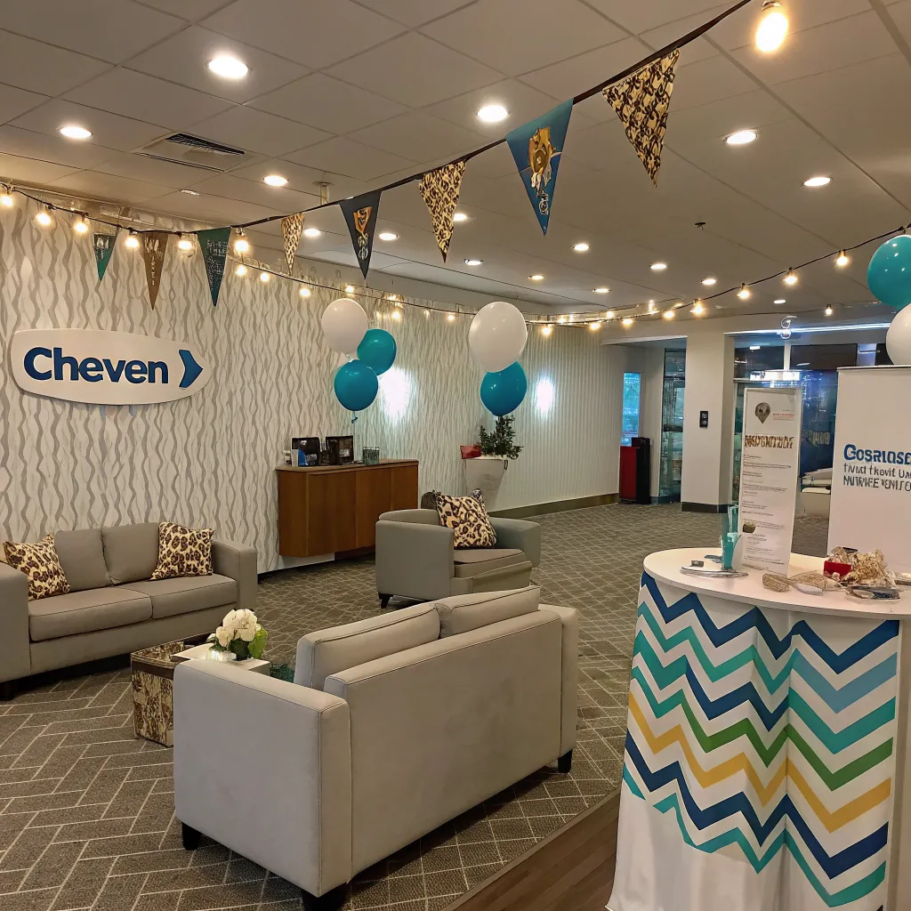 Chevron Birthday Lounge